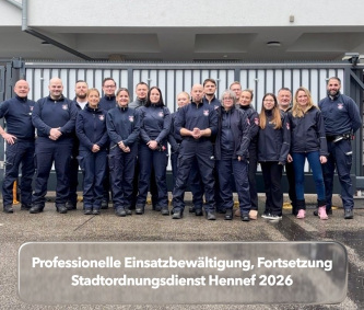 Gruppenbild des Stadtordnungsdienstes Hennef