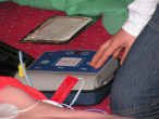 Einsatz eines Laien-Defibrillators